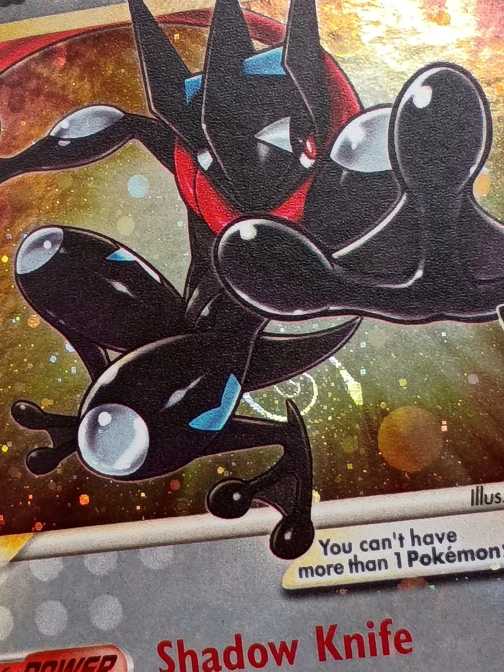 Greninja Gold Star SWSH144 Celebrations Promo HD GALAXY FART SWIRL NM Pokémon